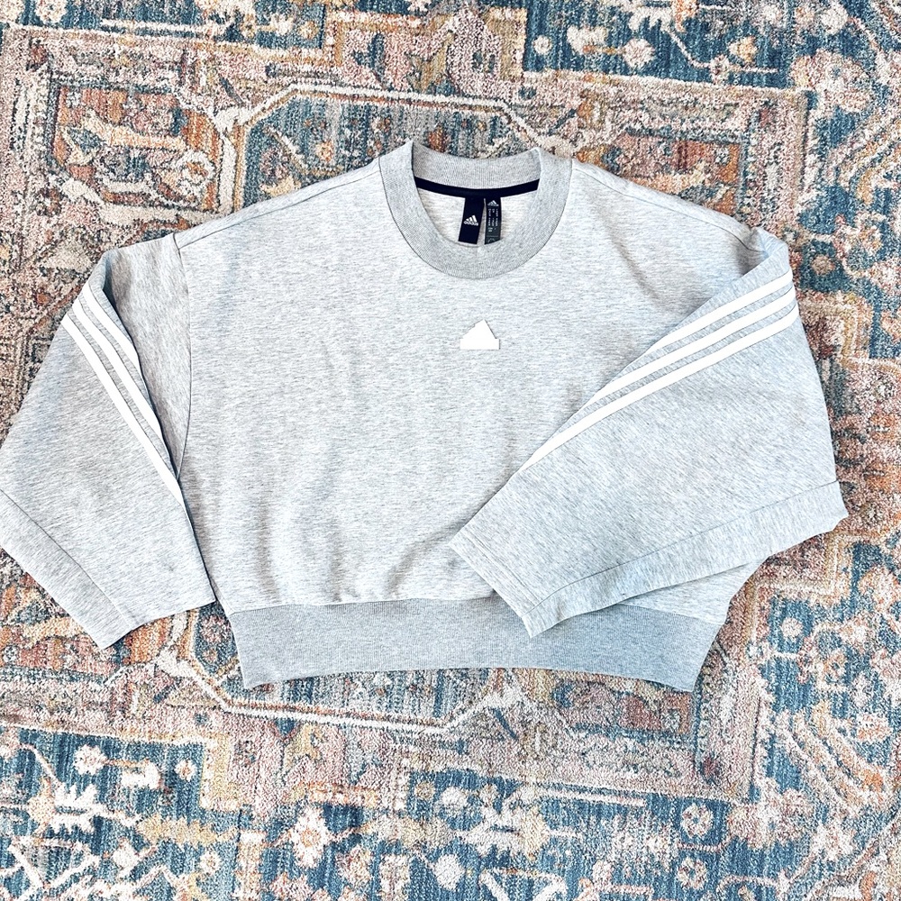 Adidas crop sweatshirt
